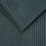 Møbelvelour rillet i farven petrol, 330 g/m², 144 cm bred