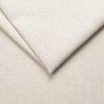 Møbelstof med struktur i råhvid, 100% polyester, 400 g/m²