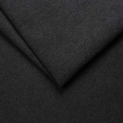 Textured upholstery fabric in black -- woven 100% polyester, 400 g/m², durable quality