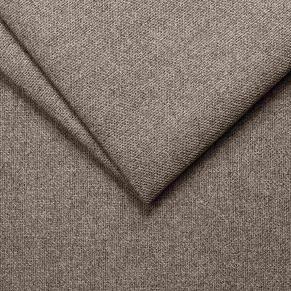 Textured upholstery fabric in taupe, 100% polyester, 400 g/m², 146 cm wide