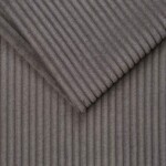 Furniture velvet grooved - Ash gray