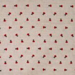 Pellava kirjonta - Kirsikka - Cherry