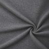 Textured upholstery fabric in anthracite laid in soft folds