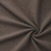 Textured upholstery fabric in greyish brown laid in soft folds