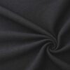 Textured upholstery fabric in black laid in soft folds