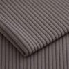 Close-up of the surface of corduroy upholstery velour in ash grey