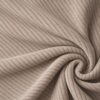 Corduroy upholstery velour in beige laid in soft folds