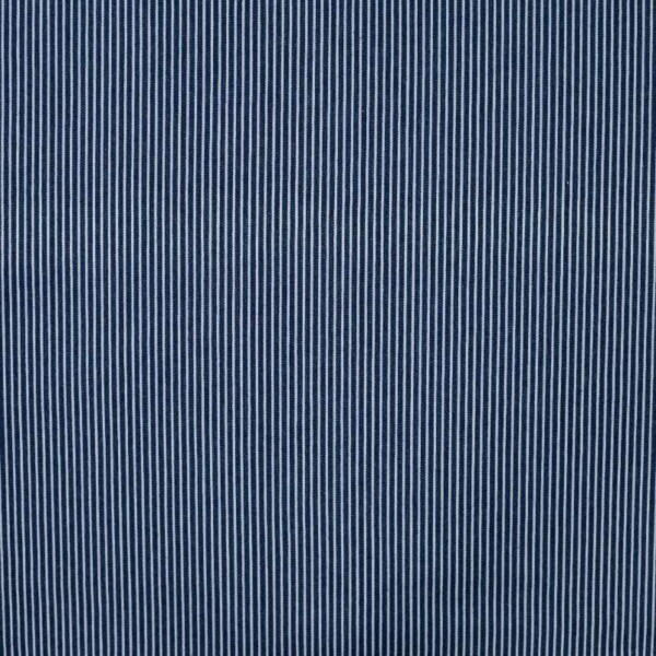 q11807-980_1 Denim Jacquard striber mørk denim 270 g/m² 155 cm