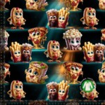 Jersey print med sjovt mad digitalprint jersey 220 g/m²