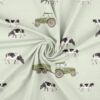 Maatilateemainen jerseyprintti 220 g/m², leveys 160 cm