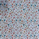Poplin patchwork fabric with cute little flowers