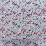 Poplin patchwork stof med søde enhjørninger