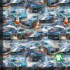 Jersey print med street cars digitalprint jersey 220 g/m²