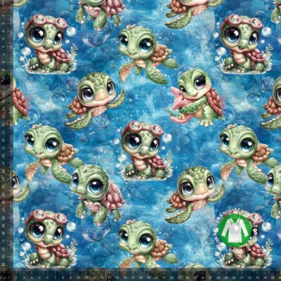 Jerseypainatus söpöillä kilpikonnilla 1