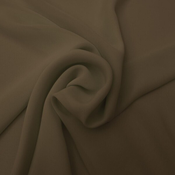 imgi_10_432C18E04C6FFA8C58072294DD5B808E-212 Chiffon - Khaki i 100% polyester, 80 g/m² og 145-150 cm bred