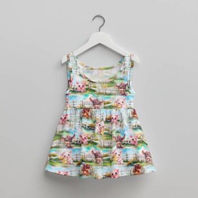 Jersey print med søde bondegårds dyr 2 - Billede 2