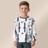 Suomi-teemainen jerseyprintti – tiivis single jersey -neuloslaatu