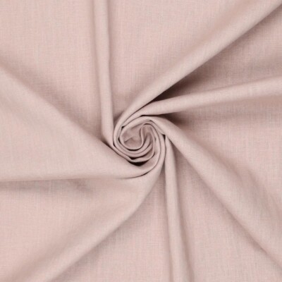 Let hør Light Pink 100% hør 165 g/m² 130 cm
