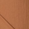 Lähikuva rakenteesta kevyessä pellavassa Russet Brown