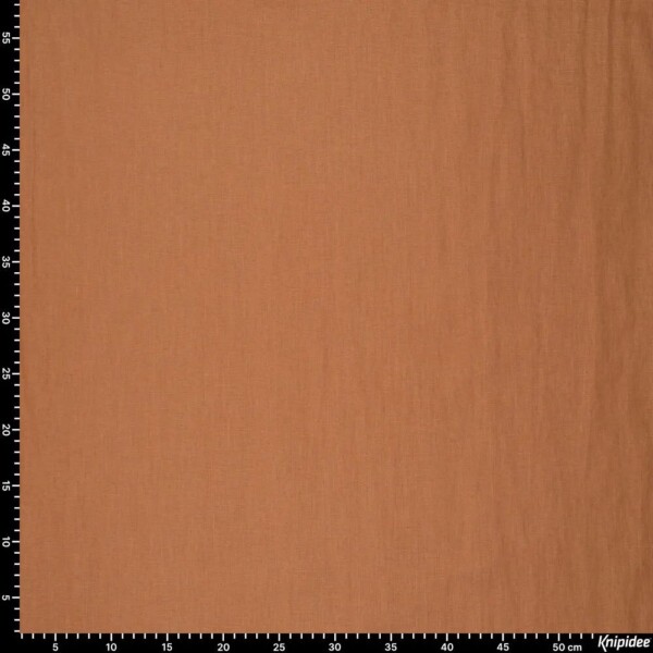 Color Russet Brown in lightweight linen 165 g/m²