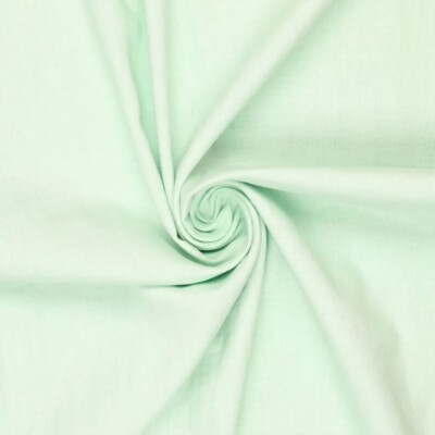 Lightweight Linen Light Mint Green 100% linen, 165 g/m²