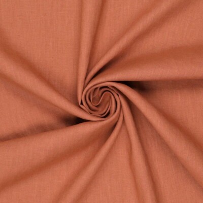 Lightweight Linen Rust in 100% linen, 165 g/m² and 130 cm wide