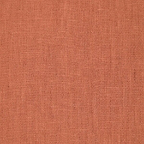 Rustfarvet let hørstof vævet struktur nærbillede