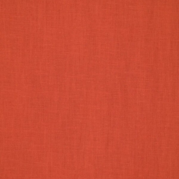 Rust Red let hørstof vævet struktur nærbillede