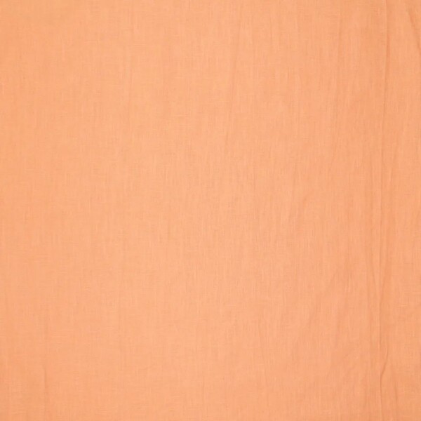 Let hør Orange metervare til skjorter og kjoler