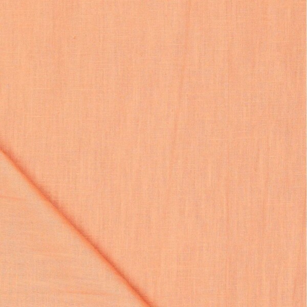 Detalje af Let hør Orange vævning i 100% hør