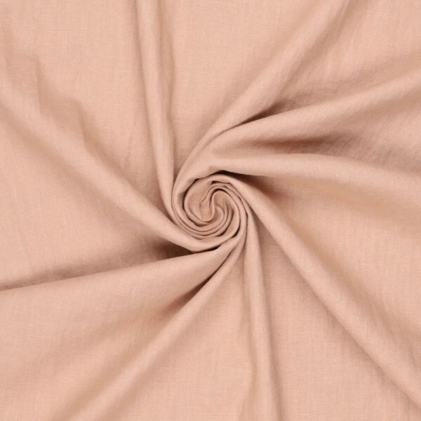 Let hør Oldrose Pink i 100% hør, 165 g/m² og 130 cm bredde