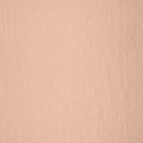 Let hør Oldrose Pink metervare med naturlig struktur