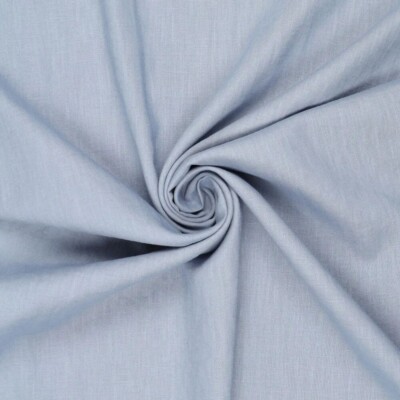 Let hør Light Pigeon Blue 100% hør 165 g/m² 130 cm