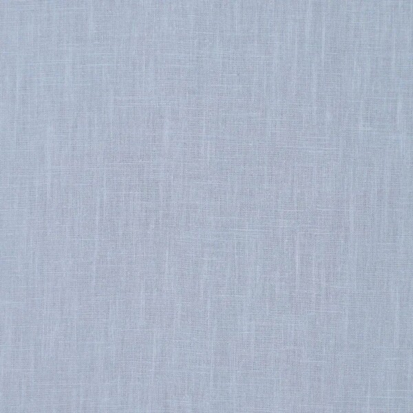 Nærbillede af Let hør Light Pigeon Blue vævet struktur