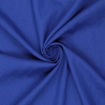 Lightweight linen Royal Blue 100% linen 165 g/m² 130 cm