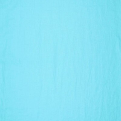 Let hør Bright Blue metervare med naturlig hørtekstur