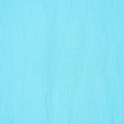 Nærbillede af Let hør Bright Blue vævet struktur