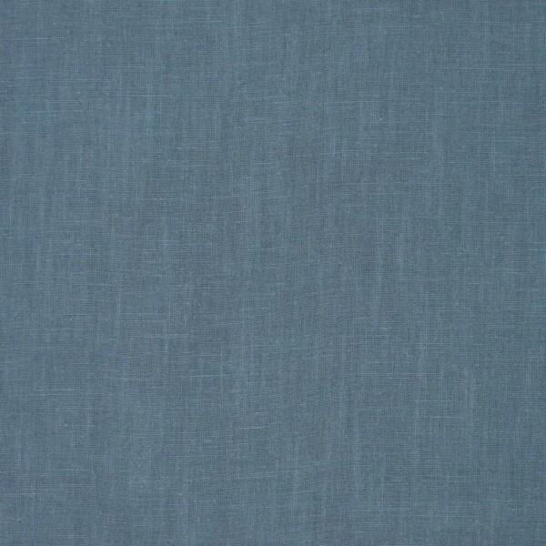 Petrol Blue let hør vævet metervare detalje