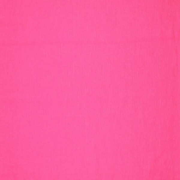 Vævet hørstof Bright Pink detalje af overflade