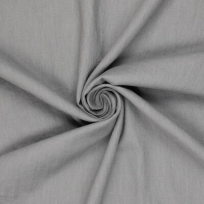 Let hør Stone Grey 100% hør 165 g/m² 130 cm