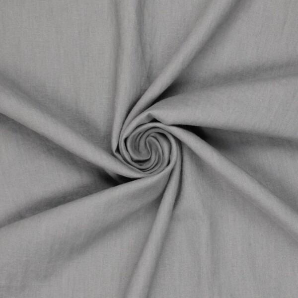 Let hør Stone Grey 100% hør 165 g/m² 130 cm