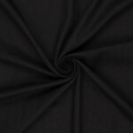 Let hør Black 100% hør 165 g/m² 130 cm sort