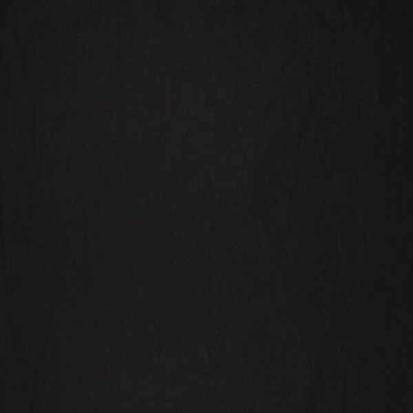 Vævet hørstof sort 100% hør OEKO-TEX