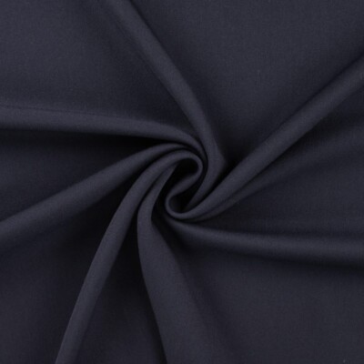 Wooltouch Dark Navy fast stof i mørk navy blå