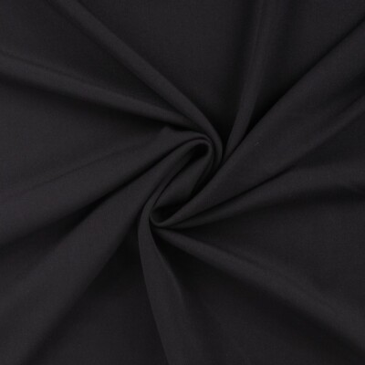 Wooltouch Black fast stof i sort