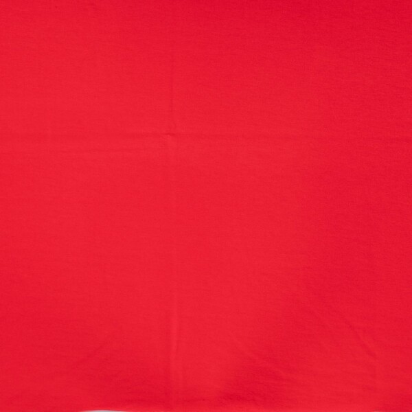 Nærbillede af Viscose Jersey Red single jersey strikket
