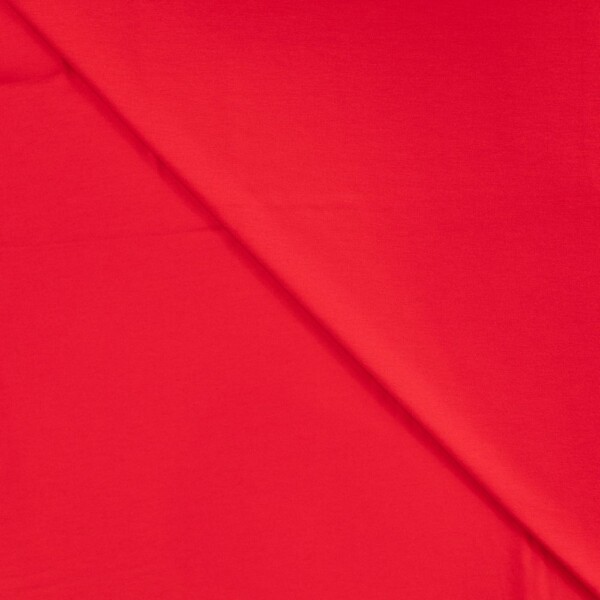 Farvevisning af Viscose Jersey Red viscose jersey - luxus