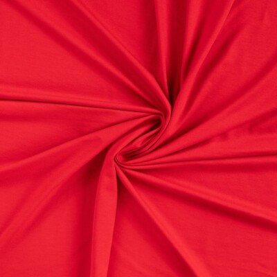 Viscose Jersey Red 220 g/m² 145-150 cm Oekotex 100