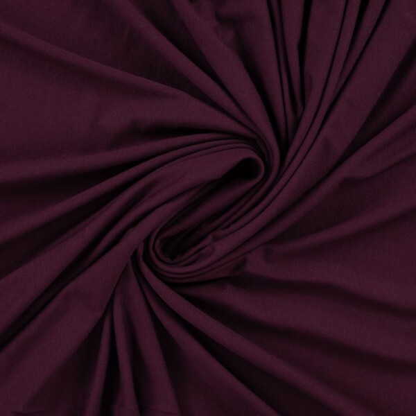 RS0372-190_3-1 Viscose Jersey Dark Bordeaux 220 g/m² 145-150 cm Oeko-Tex