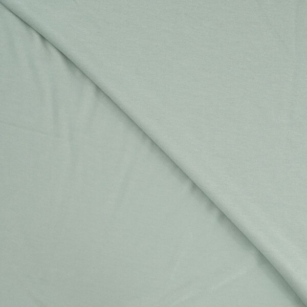 Nærbillede af Viscose Jersey Dusty Mint single jersey strikket